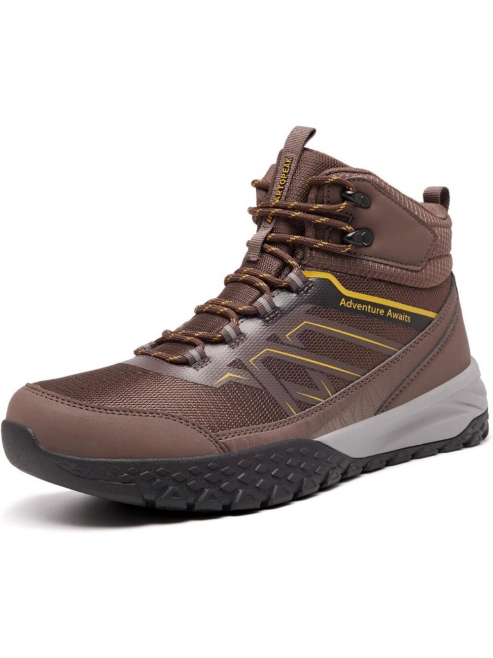 Men's Waterproof Hiking Boots - All-Terrain Trekking & Backpacking Shoes for